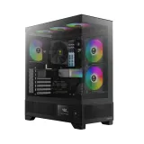 CASE GAMDIAS ATLAS M1 BLACK ARGB – MID TOWER | 3 FAN ARGB PWM | MÀN HÌNH MONITOR